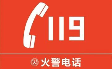 119消防日演讲稿300字6篇