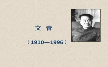 艾青诗选读书心得体会600字7篇