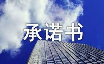 工作责任承诺书7篇
