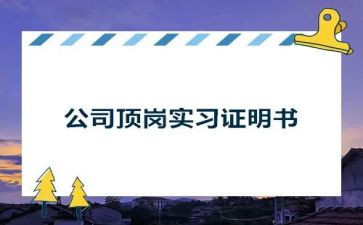 顶岗实习的实习报告最新5篇