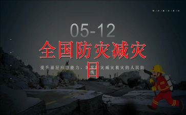 512防灾减灾演讲稿优质8篇