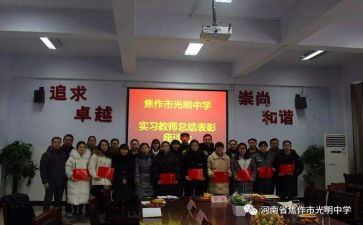 教师实习总结优质8篇