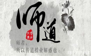 2024年师道读后感8篇