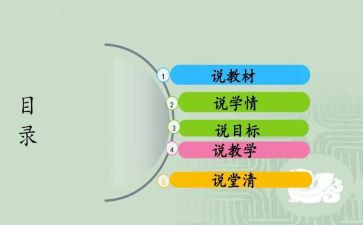 说课主题方案模板最新5篇