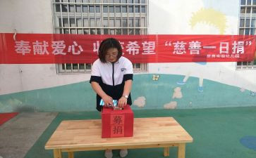 一日捐活动方案推荐5篇